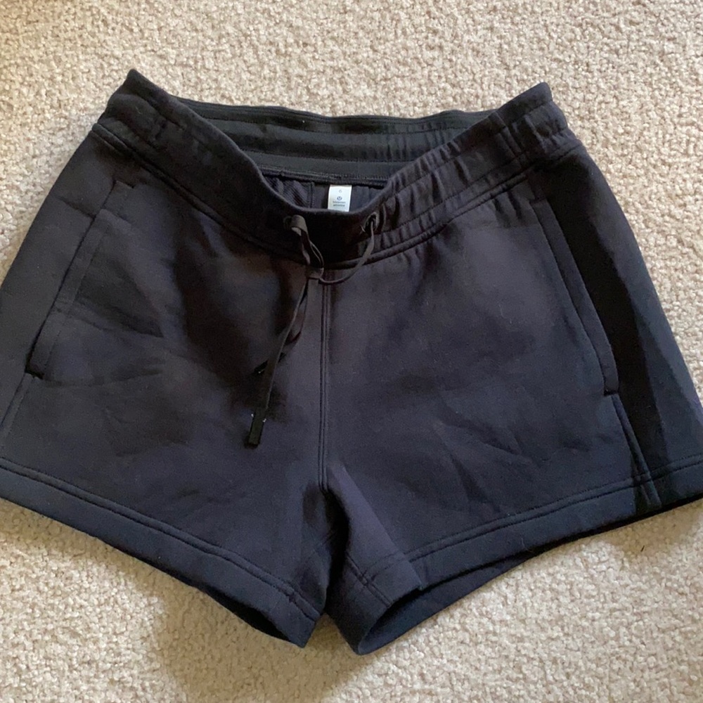 Black lululemon shorts